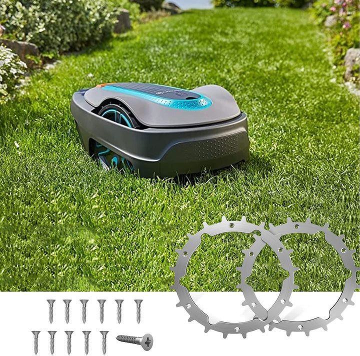 Spikes für Rasenmäher-Roboter,Geeignet für alle Gardena Sileno City-Mähroboter,Rasennägel aus Edelst