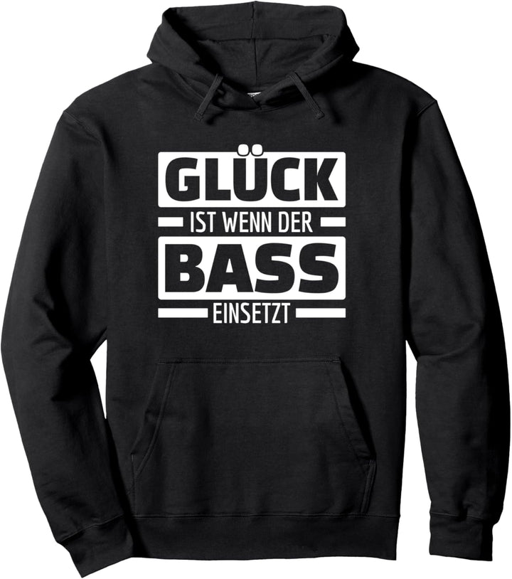 Glück Ist Wenn Der Bass Einsetzt Techno Festival Sprüche Pullover Hoodie