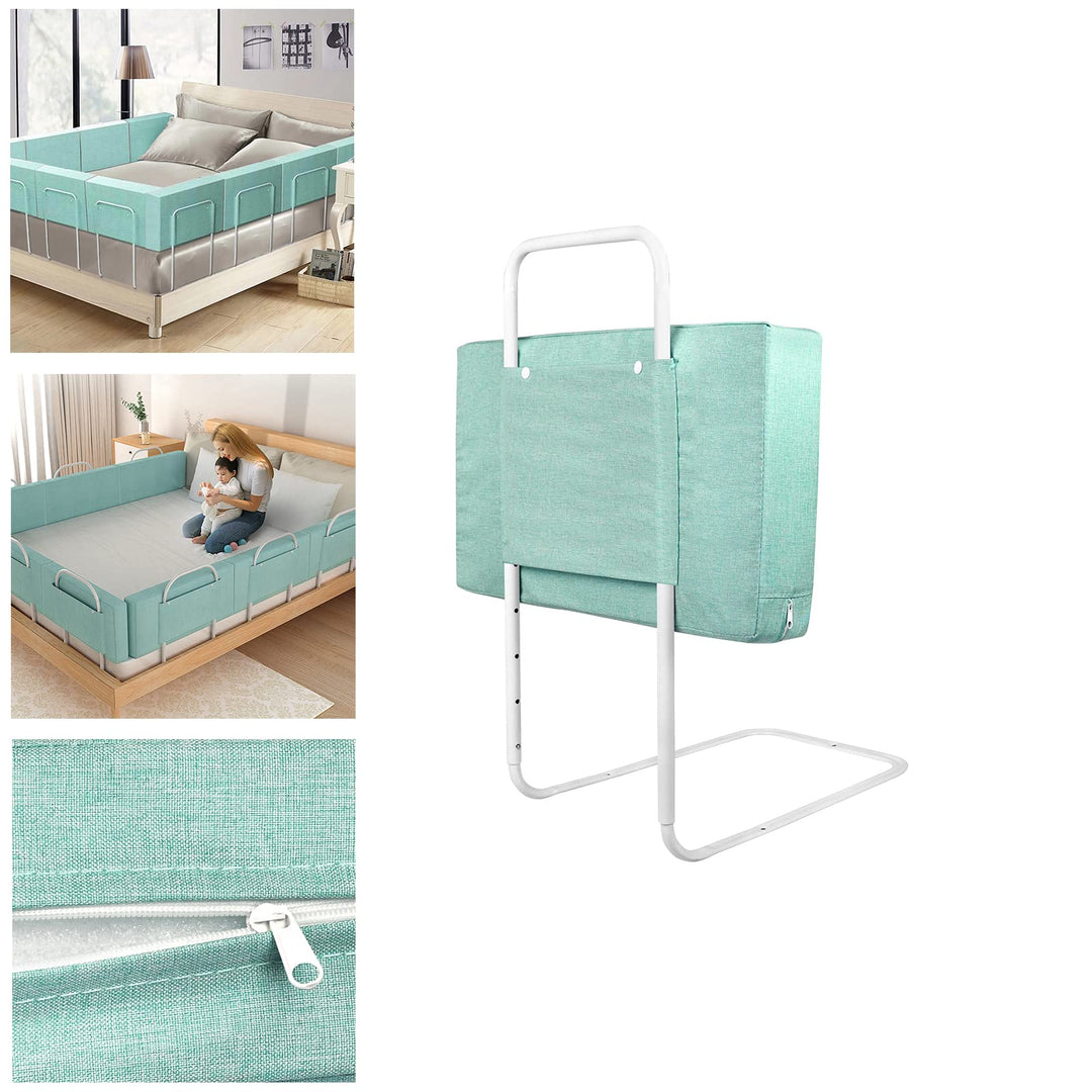 ACXIN 40-60cm Höhenverstellbares Weiches Gitterbett, Sturzsichere Tagesdecke für Kinder, Kinderbettg