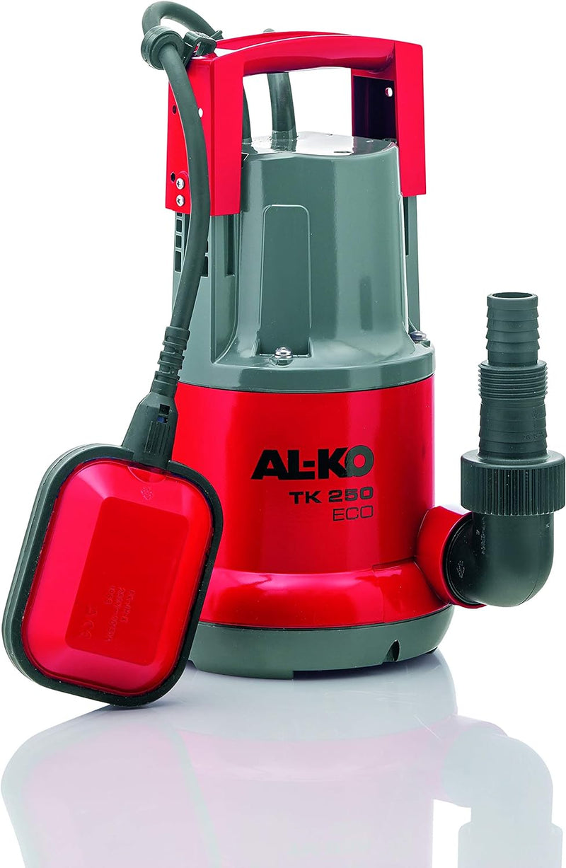 AL-KO Klarwasser-Tauchpumpe TK 250 ECO (250 Watt Motorleistung, 6.000 l/h max. Fördermenge, 6 m max.