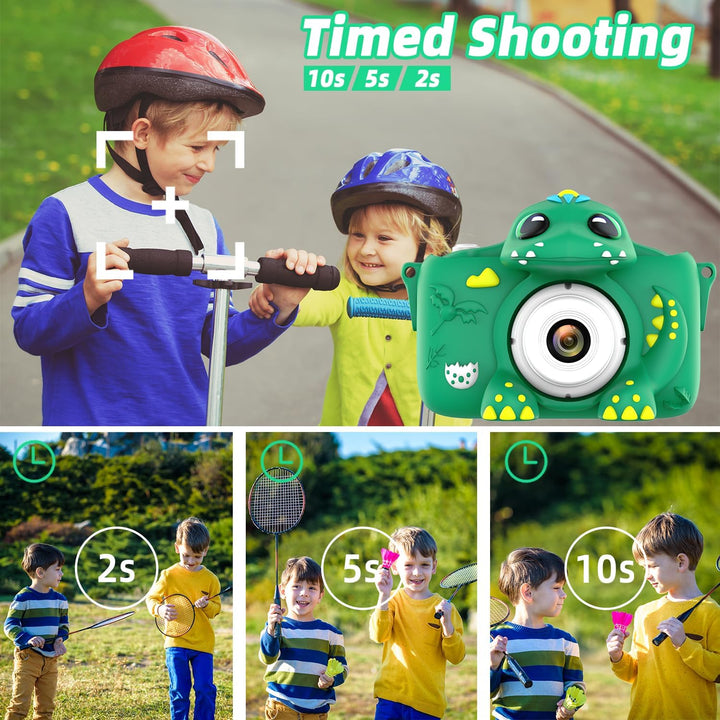 Adicop Kinderkamera Digitalkamera 1080P 2.0 Zoll Bildschirm Fotokamera Kinder Kamera Fotoapparat mit