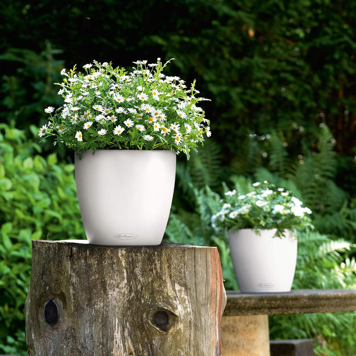 LECHUZA CLASSICO Color 28 weiss 13190 28.5x28.5x26 cm Weiss, 28.5x28.5x26 cm Weiss