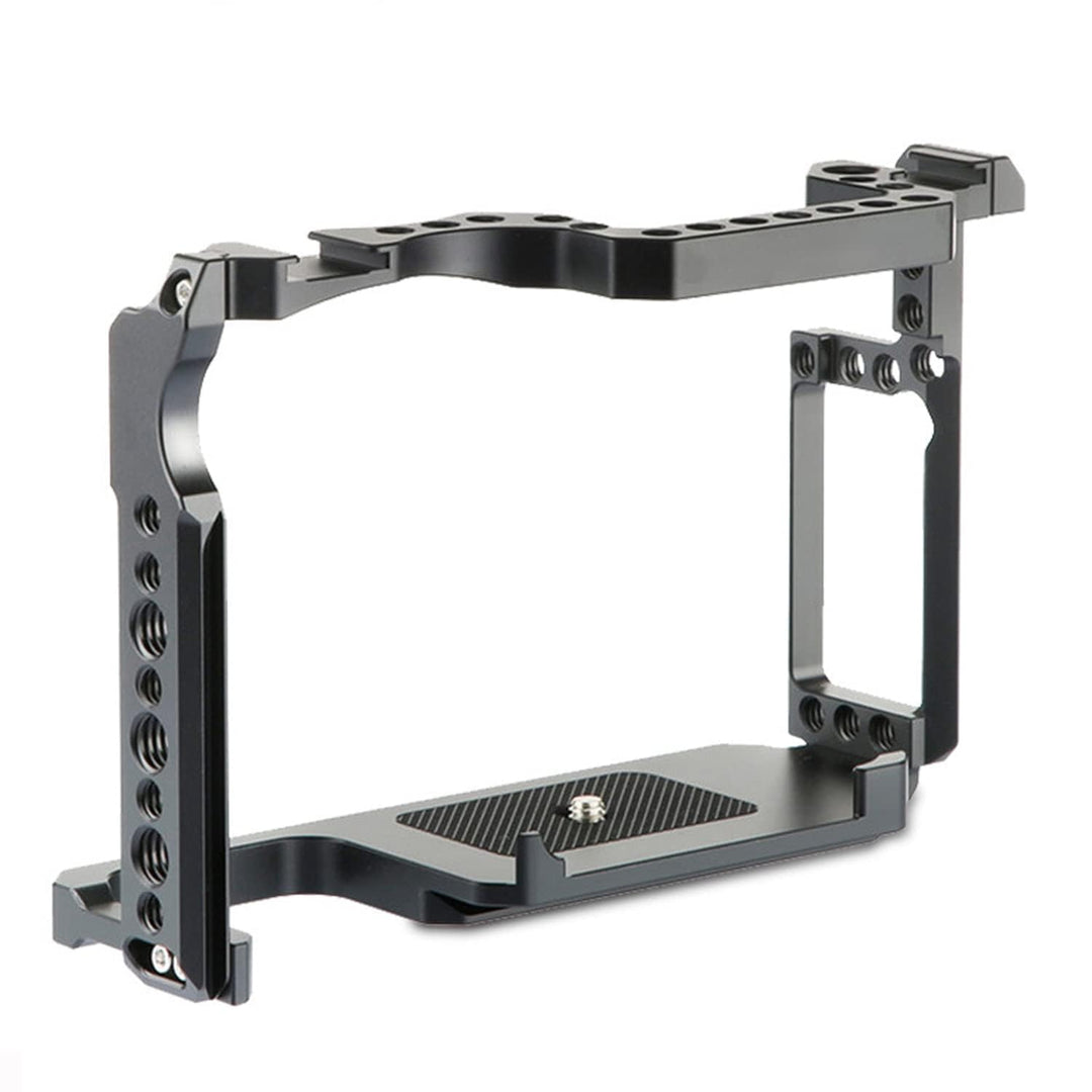 Topcine Kamerakäfig kompatibel für Canon EOS 5D Mark II III IV DSLR Kameratasche mit Dual Cold Shoe
