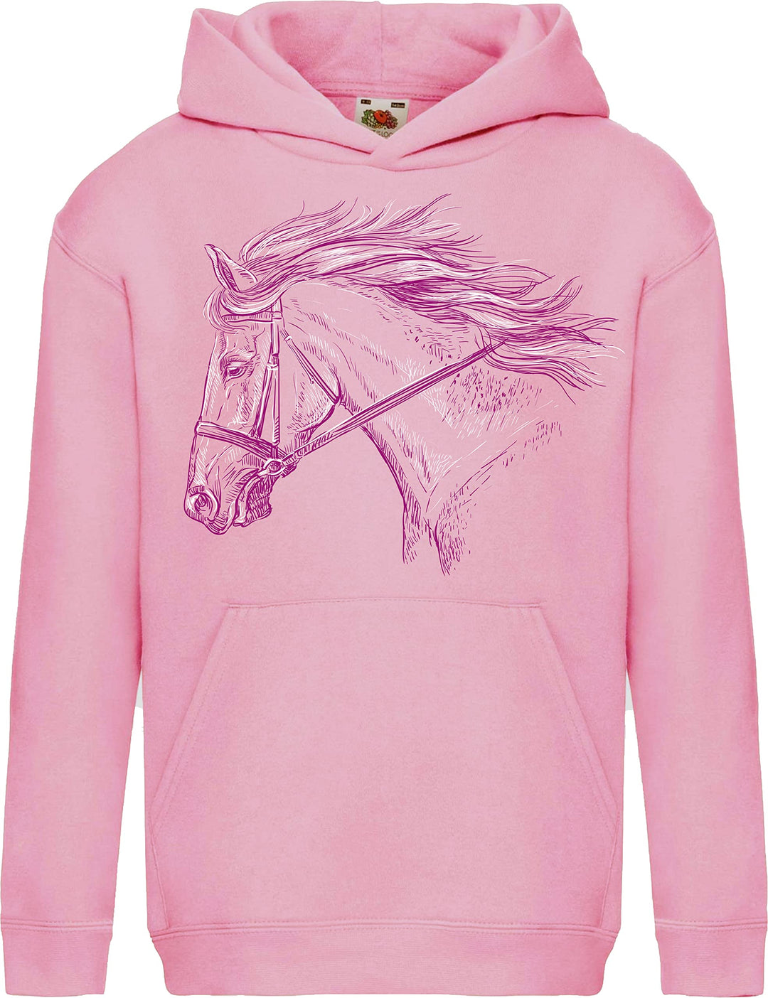 Baddery Pferde Pullover Mädchen - My Horse - Pferde Geschenk - Kinder Hoodie Pferd - Reitsport Bekle