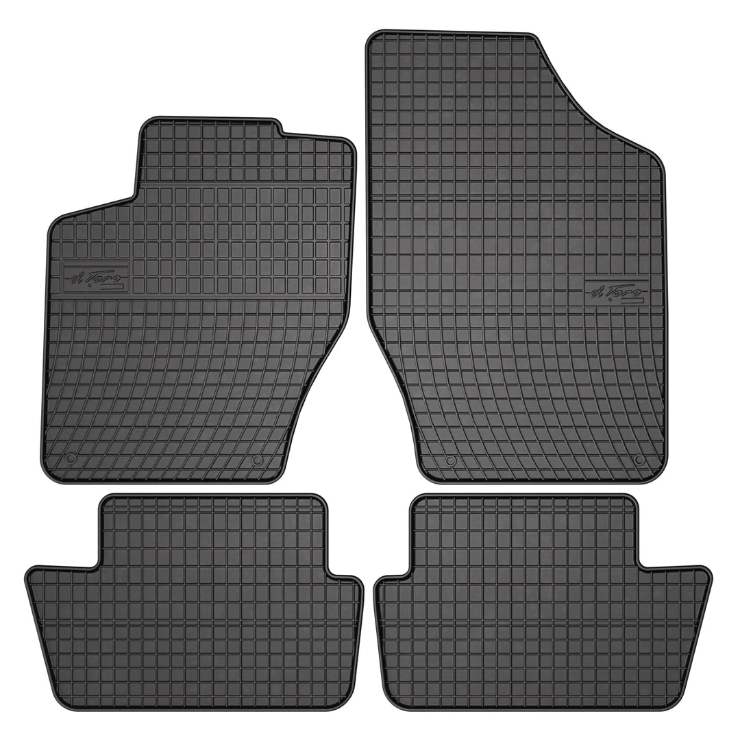FROGUM EL Toro Gummimatten Ganzjähriges-Set von Autofussmatte Auto Fussmatten für Peugeot 307 2001-2
