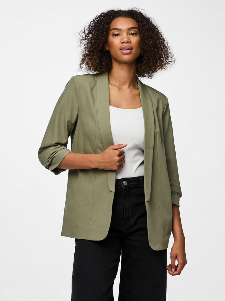 PIECES Female Blazer PCBOSELLA XL Deep Lichen Green, XL Deep Lichen Green