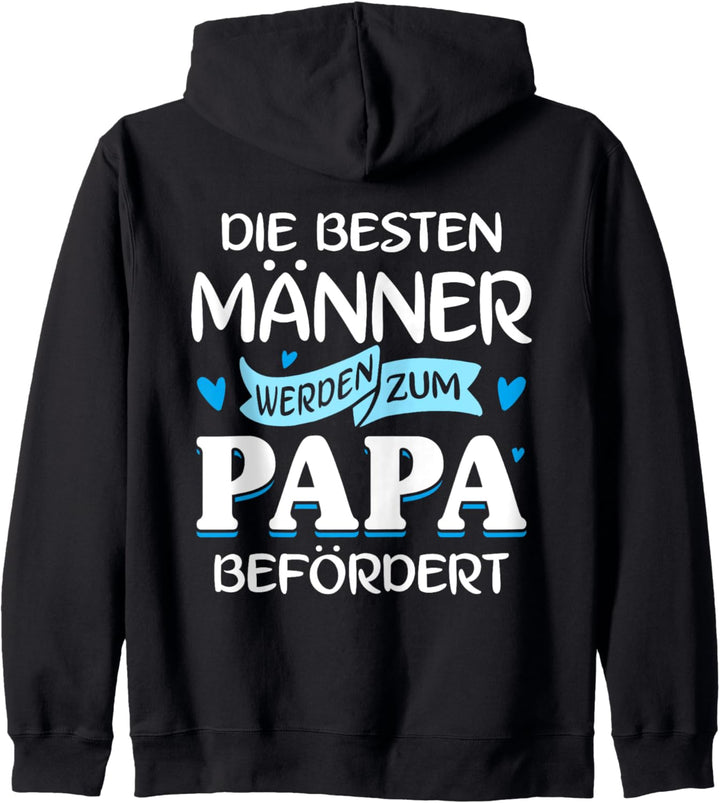 Die besten Männer werden zum Papa befördert - Mann Ehemann Kapuzenjacke