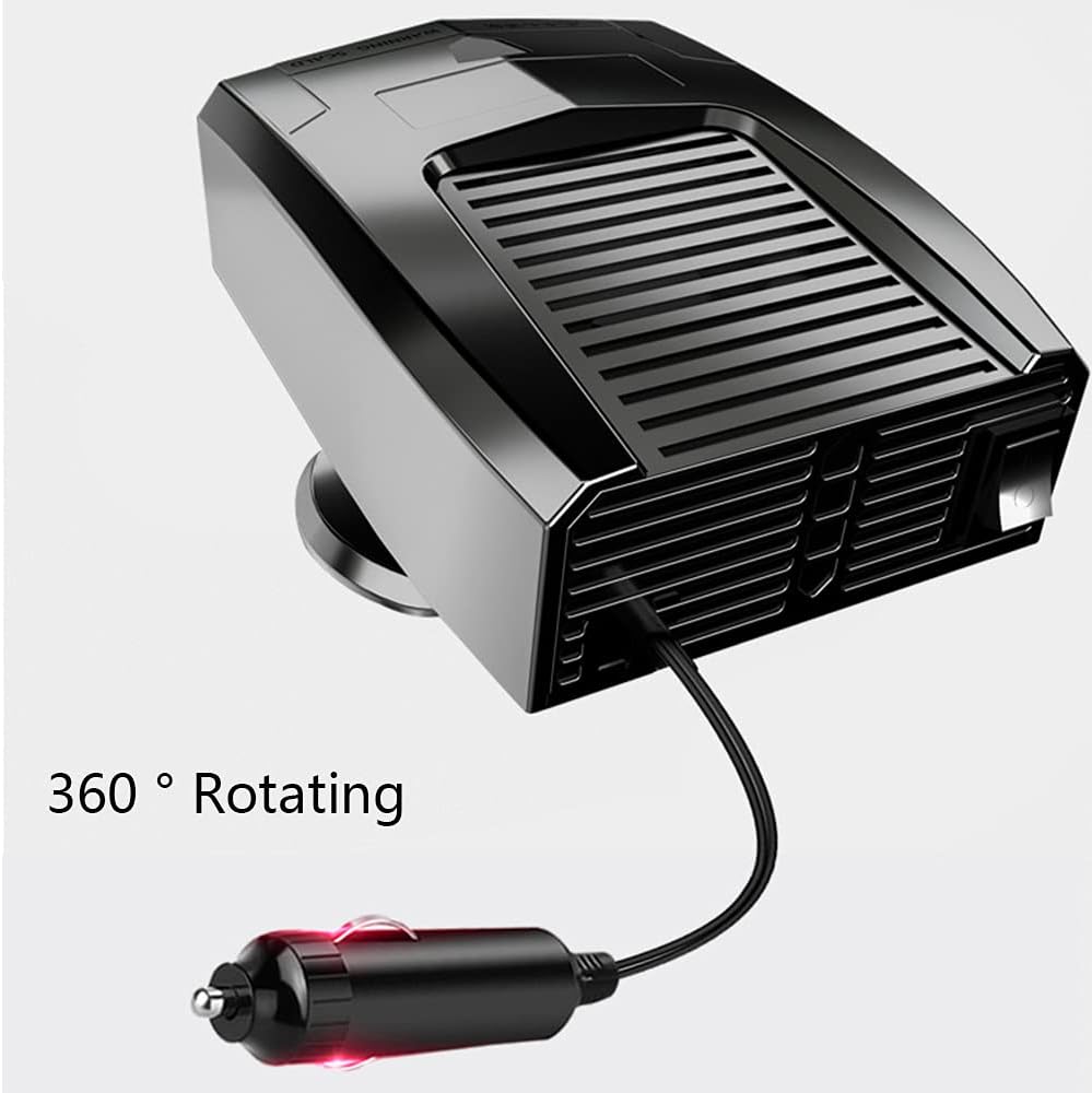 Auto Auftauheizung, Riloer Auto warm 180W Stecker 12V Mini Tragbar 2 in 1 Funktion Zigarettenanzünde