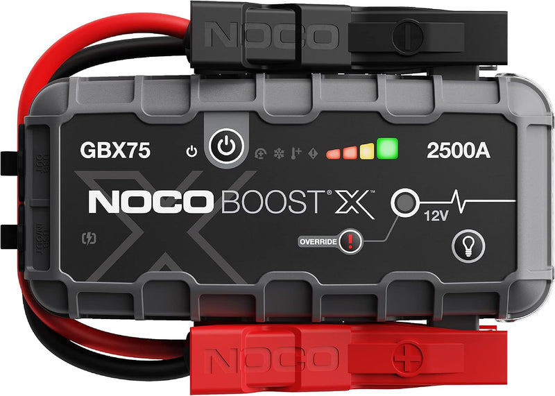 NOCO Boost X GBX75 2500A 12V UltraSafe Starthilfe Powerbank, Auto Batterie Booster, Tragbare USB Lad