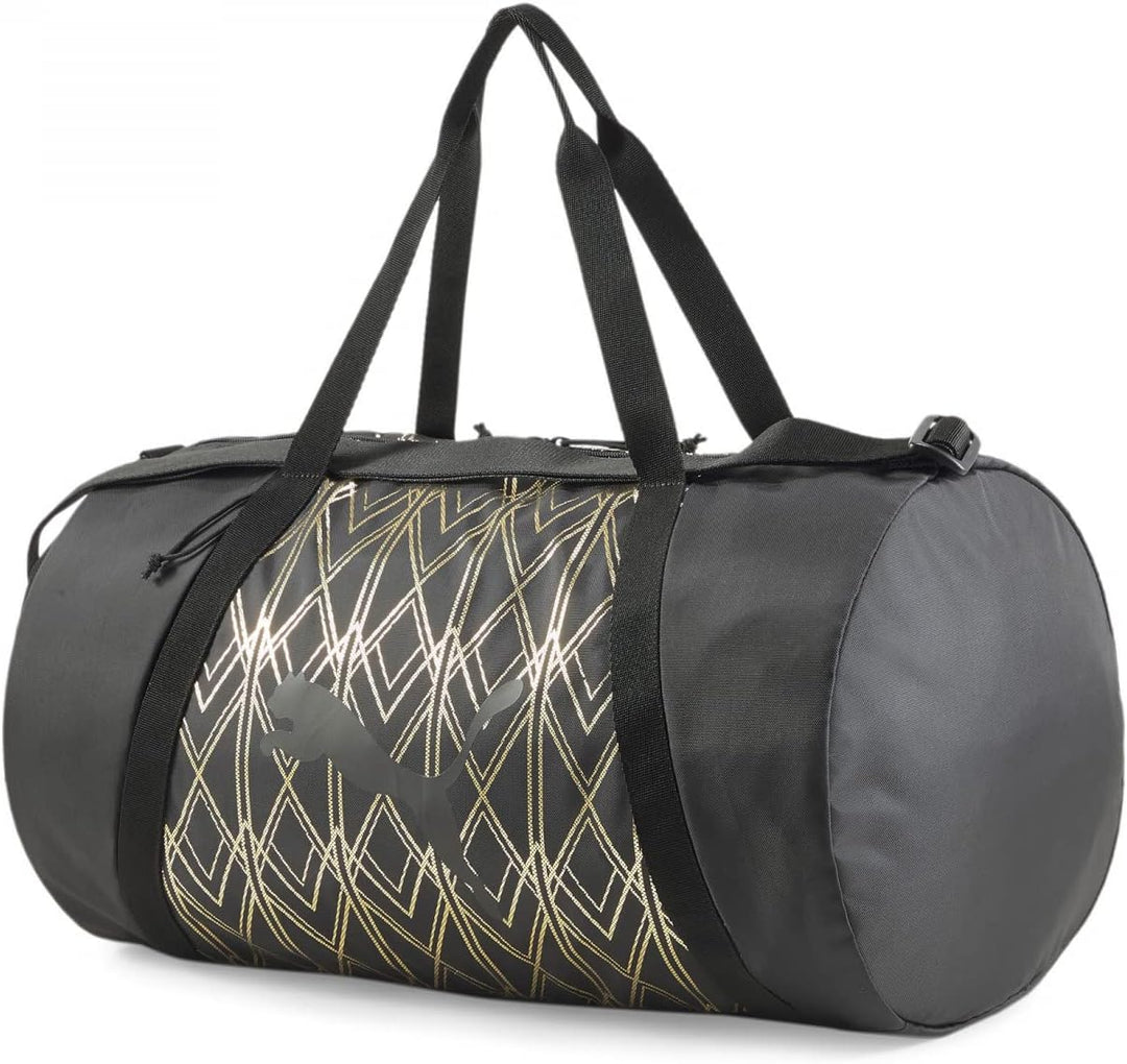 PUMA at ESS Barrel Bag Story Pack Sporttasche Einheitsgrösse Puma Black-deco Glam, Einheitsgrösse Pu