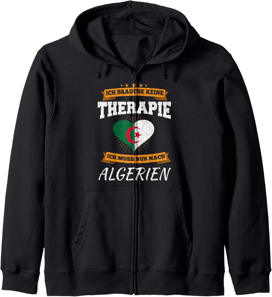 Ich Brauche Keine Therapie Ich Muss Nur Nach Algerien Kapuzenjacke