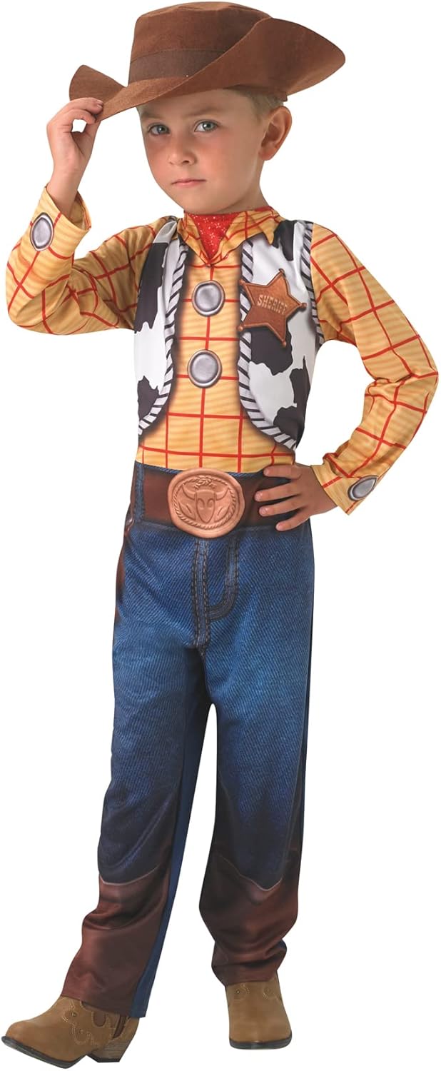Rubie's Offizielles Toy Story Classic Woody Kinderkostüm – Medium Medium 5-6 Jahre, Medium 5-6 Jahre