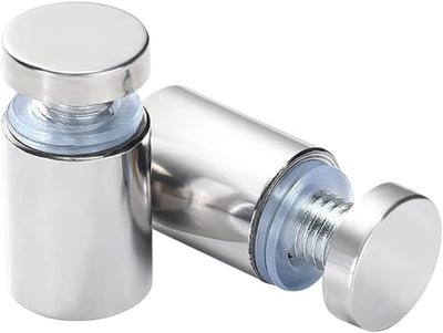 Qrity 40x Glas Abstandshalter Befestigungen Schilderhalter Abstandschrauben Werbung Schraube für Spi