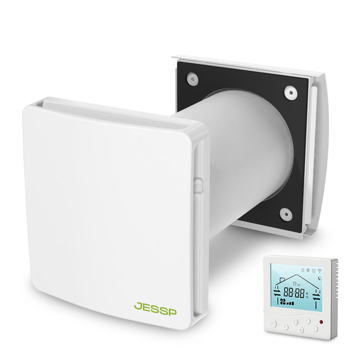 Eco Smart DZ Easy+ Wohnraumlüftung inkl. Controller – 97% Wärmerückgewinnung, luftfeuchtegesteuert,