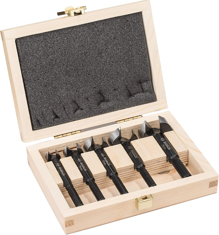 Bosch Professional 5tlg. Forstnerbohrer Set (für Holz, Ø 15/20/25/30/35 mm, Länge 90 mm, Zubehör Boh