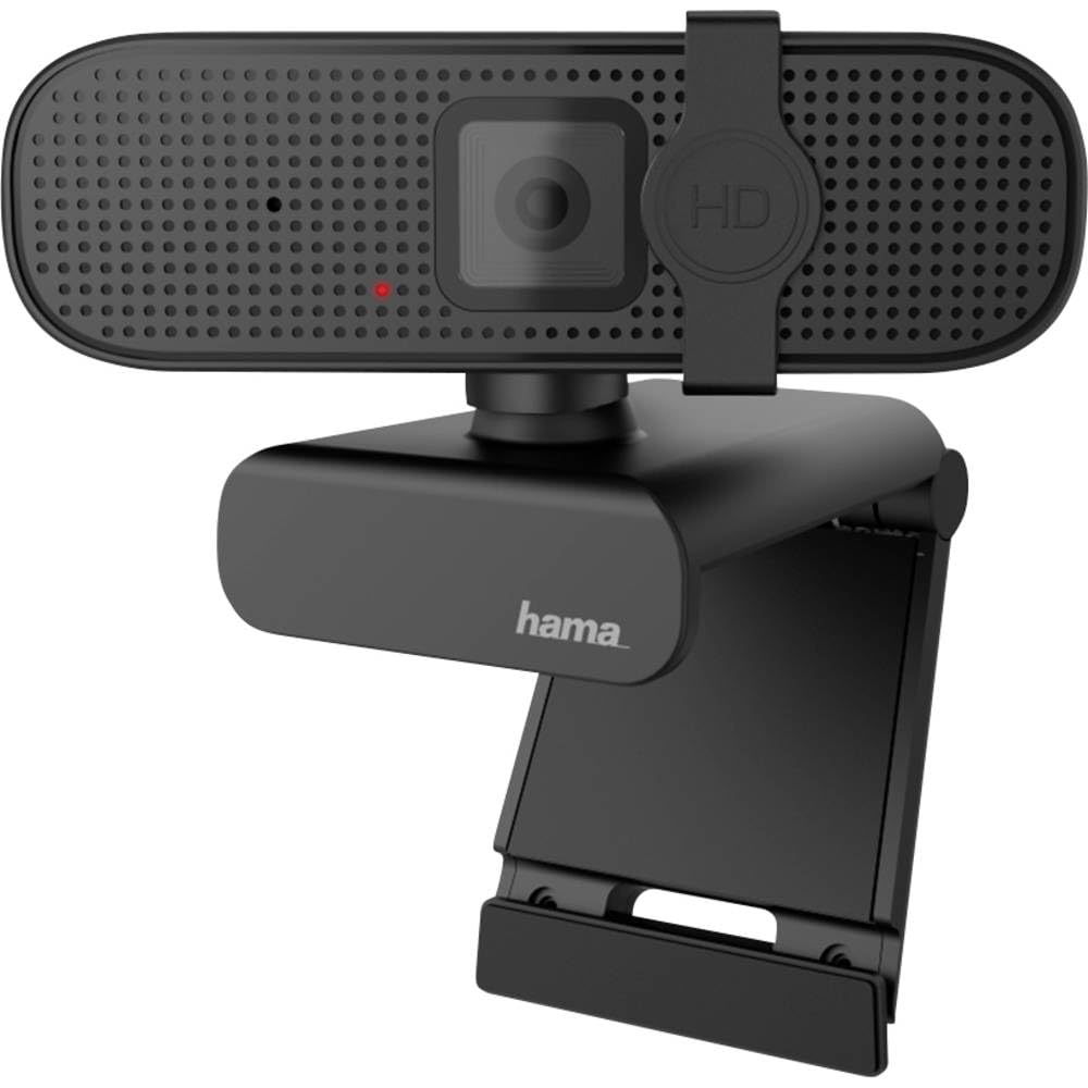Hama Externe Kamera für Laptop (Webcam mit Mikrofon Kamera PC mit 1080p Full HD Webcam TV, PS5 Kamer