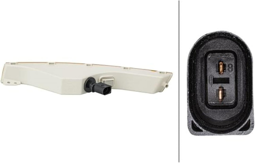 HELLA 2BA 010 118-021 Blinkleuchte - Glühlampe - gelb - rechts - für u.a. VW Passat Variant (3C5)