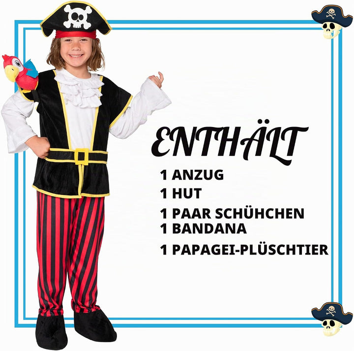 Spooktacular Creations Piraten Kostüm für Babys Kleinkinder Halloween Süsses oder Saures, Verkleidun