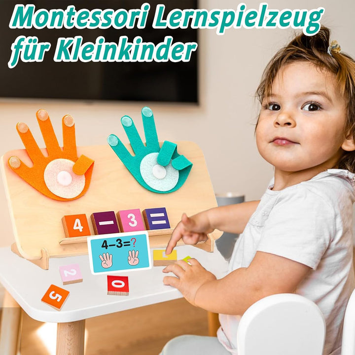 DQMOON Spielzeug ab 4 Jahre, Montessori Spielzeug ab 4 5 6 Jahre Zahlen Lernspiele Pädagogisch Wertv