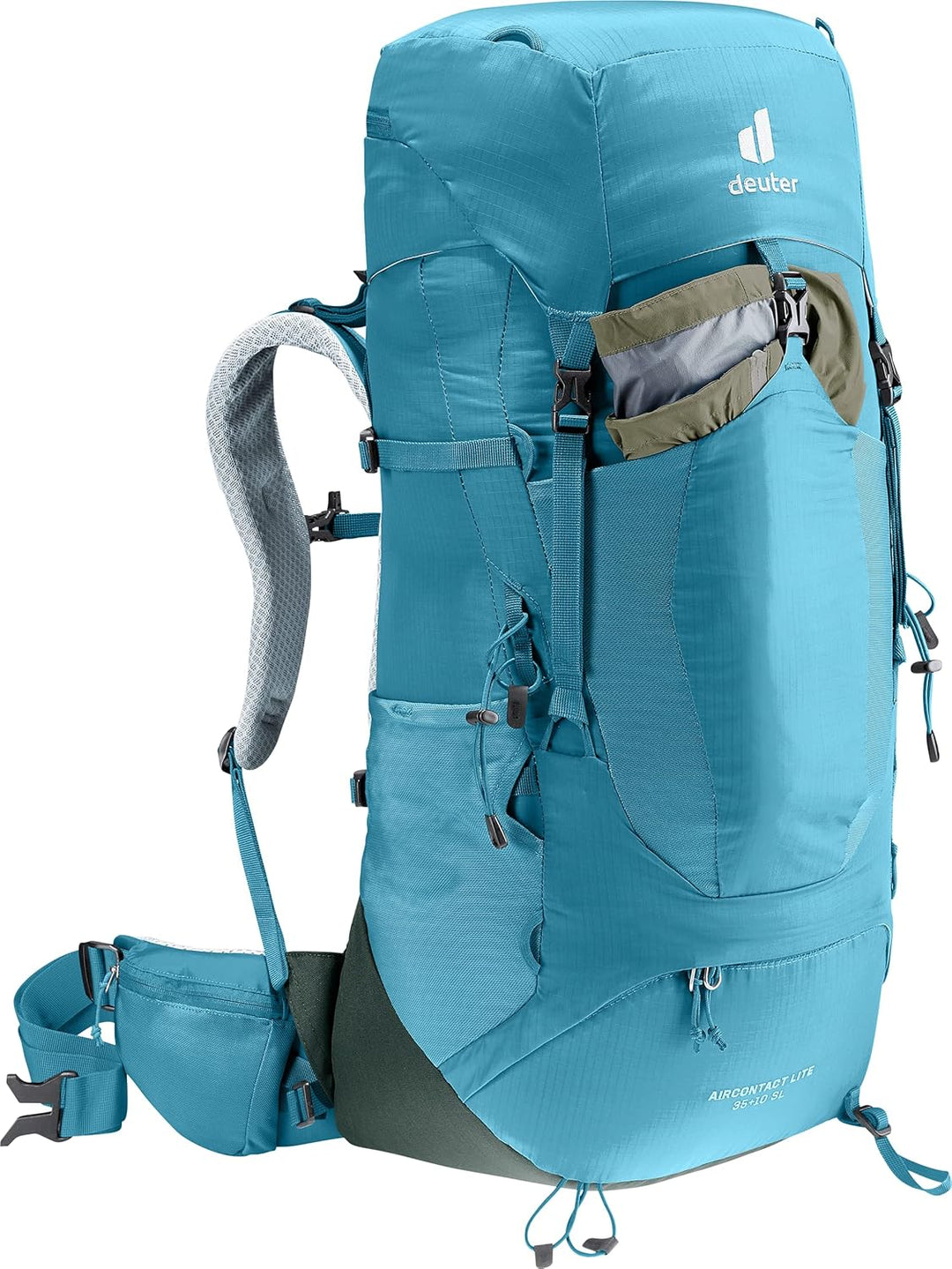 deuter Damen Aircontact Lite 35 + 10 Sl Trekkingrucksack (1er Pack) 35+10 L Lagoon-ivy, 35+10 L Lago