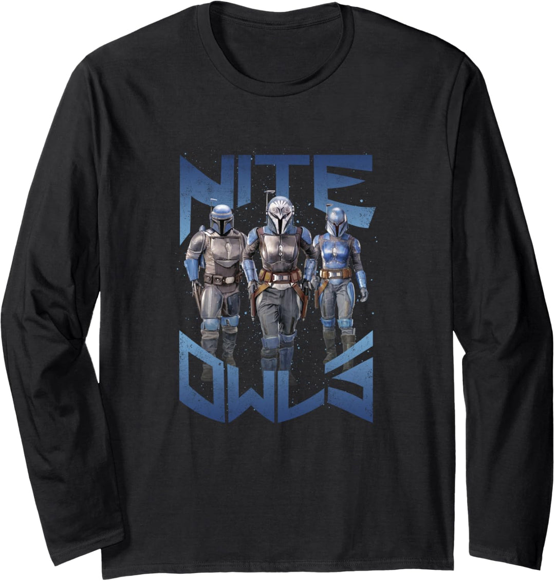 Star Wars: The Mandalorian Bounty Hunters Nite Owls Langarmshirt