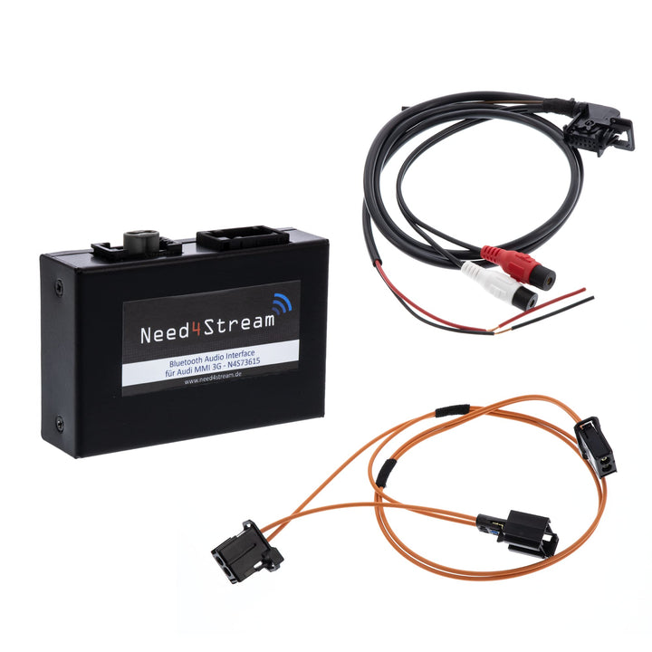 Need4Stream Bluetooth Audio Interface mit Titelanzeige, N4S73615 A2DP, kompatibel mit Audi MMI 3G, A