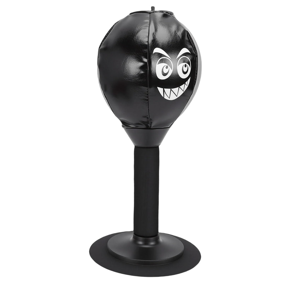 Desktop-Boxsack mit Saugnapfbasis, 18 cm, PU-Material, Lustiger, Entspannender Tisch-Boxball für Zuh