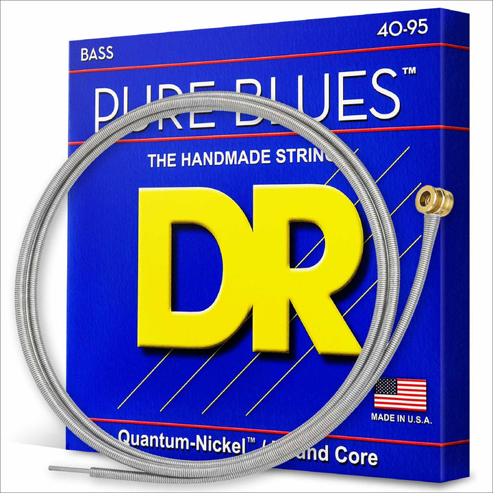 DR Pure Blues Round Core Bass 4-Saiten 40-95