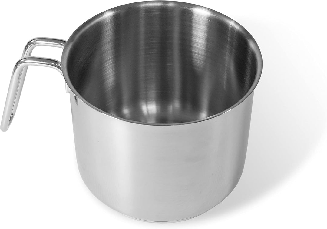 Moneta Allegro Bollilatte 12 cm in Acciaio Inox per tutti i Fuochi 1.3 Litri 12cm, 12cm