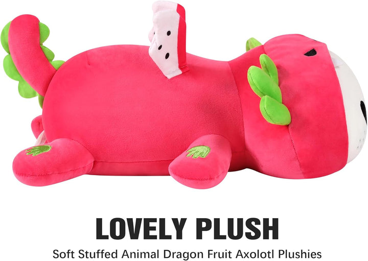 shownicer Plüschtier Axolotl Kuscheltier Stofftier Kawaii Axolotl Plüsch, Axolotl Plüschkissen Spiel