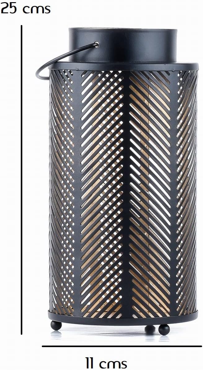 Marrakesch 2er Set Gartenwindlicht Windlicht 33 cm und 25 cm | Windlichter für Draussen Arvid gross