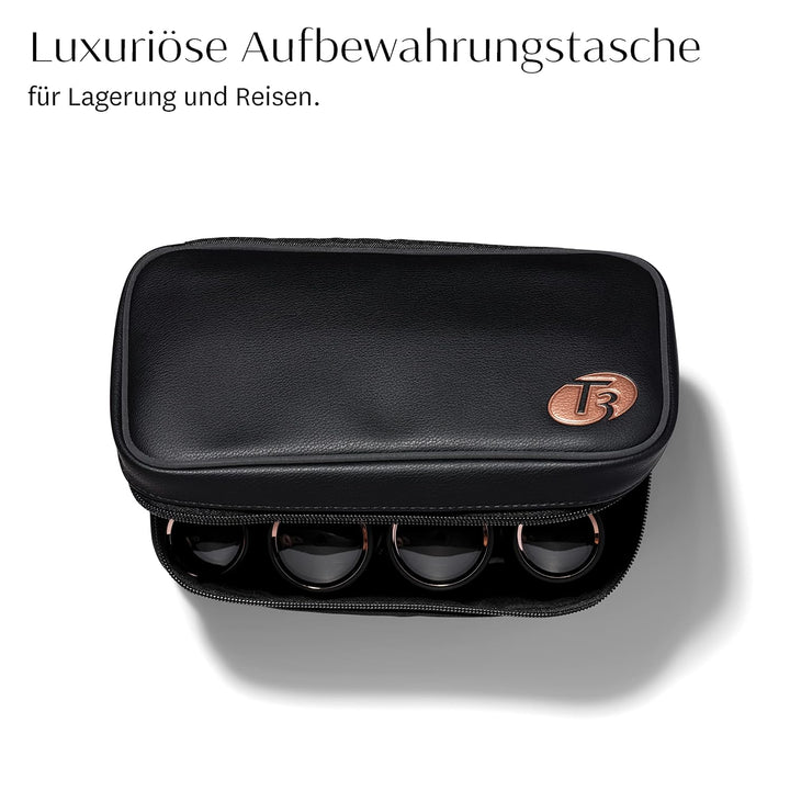 T3 Volumizing Hot Rollers Luxe – Set mit 4 beheizten 44-mm-Lockenwicklern und 4 beheizten 38-mm-Lock