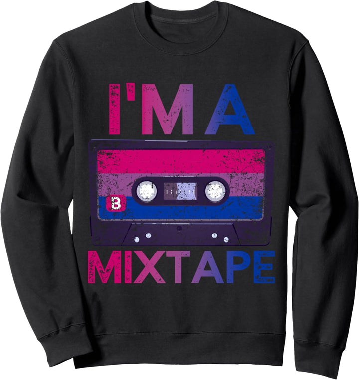 Ich bin ein Mixtape 80er Kassette LGBT Geschenk Bisexuell Sweatshirt
