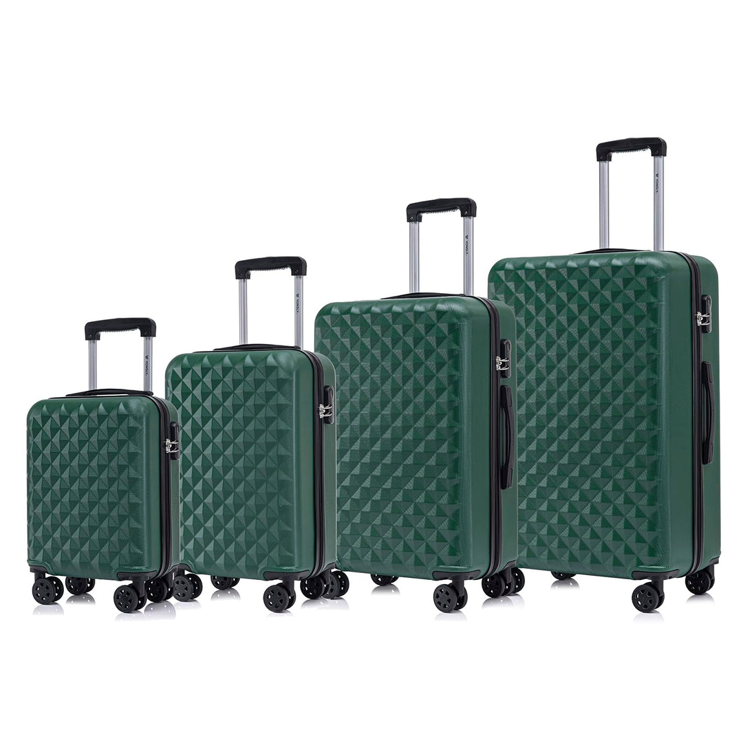 Koffer Suitcase Set, Trolley Reisekoffer, Rollkoffer Handgepäck, Kofferset, Gepäckset mit 360° Rolle