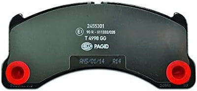 HELLA PAGID 8DB 355 014-151 Bremsbelagsatz - T1798 - Dicke/Stärke: 16.1mm - Bremssystem: Brembo - fü