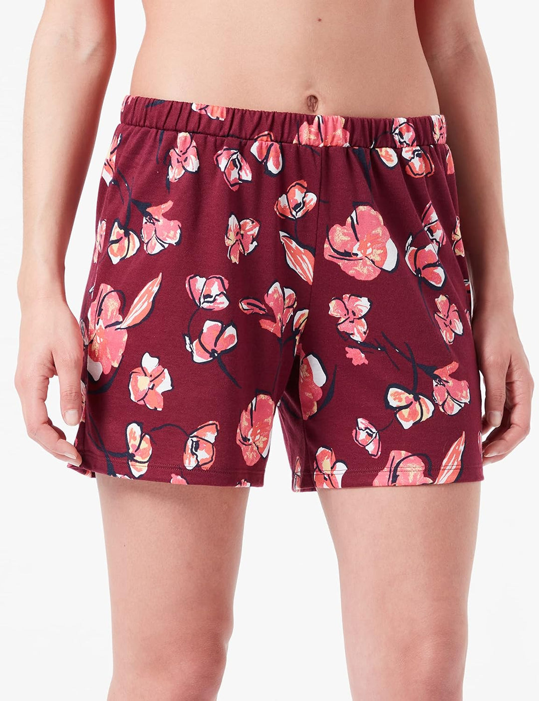 Schiesser Damen Schlafanzug Kurz Pyjamaset 38 Pflaume, 38 Pflaume