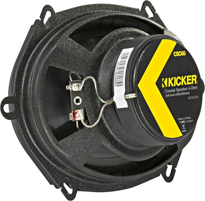 KICKER MELARQT 46CSC684 CSC684 Auto-Stereo-Lautsprecher (6 x 8 x 7 cm, Koaxial)