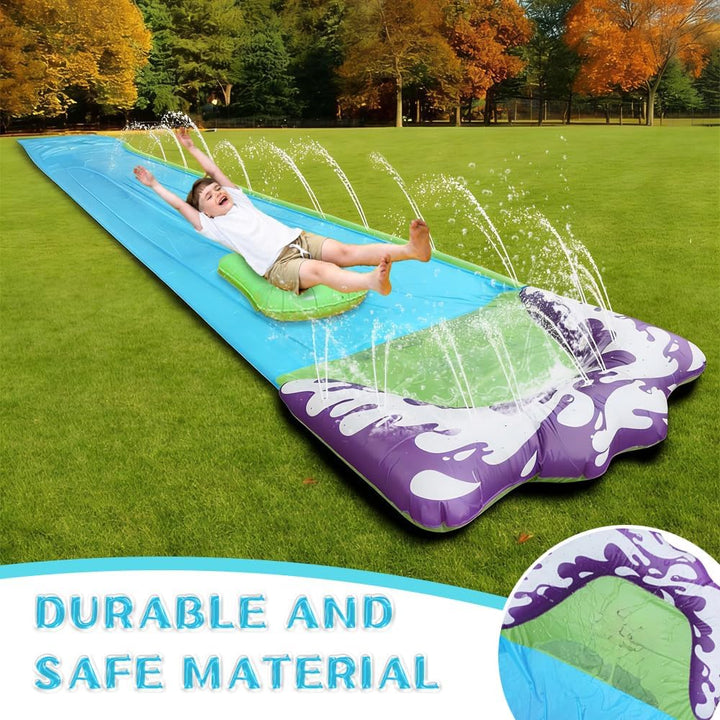 Wasserrutsche, 480*70cm Wasserrutsche Garten für Kinder, Wasserrutsches Garten mit Ersatzteile, Somm