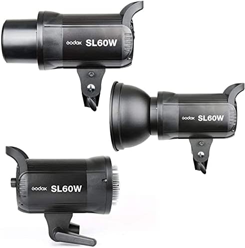 Godox SL-60W SL60W 60W 5600K Weiss LED Videoleuchte mit Deutsches Bedienungsanleitung für Videoaufze