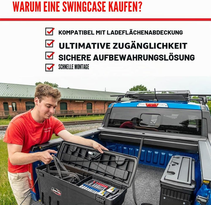Undercover SwingCase SC302P Aufbewahrungsbox für LKW-Bett, passend für Dodge Ram 1500/2500 Beifahrer