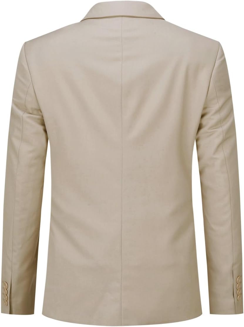 Anzug Herren Slim Fit 3 Teilig Anzüge Herrenanzug Sakko für Hochzeit Business M Griege, M Griege