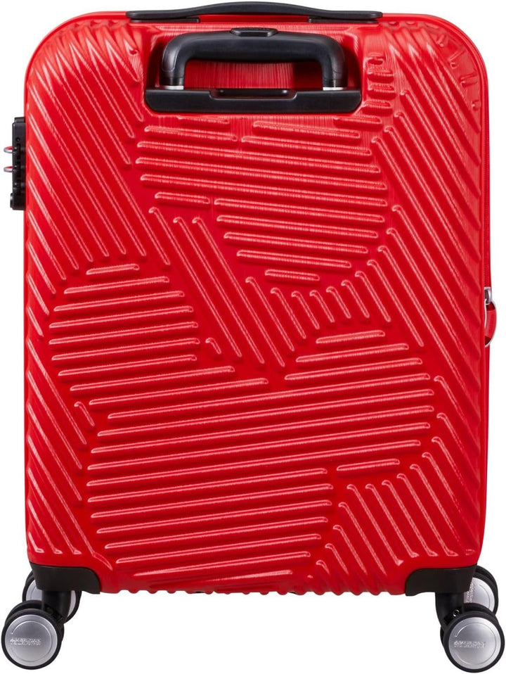 American Tourister Mickey Clouds, Spinner S, Erweiterbar Handgepäck, 55 cm, 38/45 L, Rot (Mickey Cla