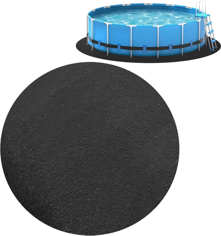 Poolfolienpolster für oberirdische Pools, Poolpolsterung,Runde Boden-Schwimmbad-Polstermatte - Boden
