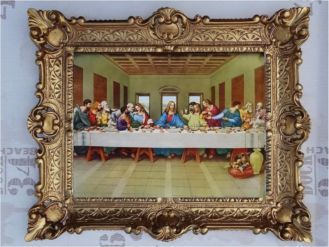 Made in Italy Jesus Christus mit den zwölf Aposteln 12 Apostel das letzte Abendmahl Jesu ULTIMA CENA