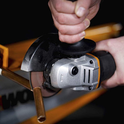 WORX WX712 Winkelschleifer 125mm, 860 W – Kompaktes Schleifgerät mit verstellbarem Griff plus vibrat