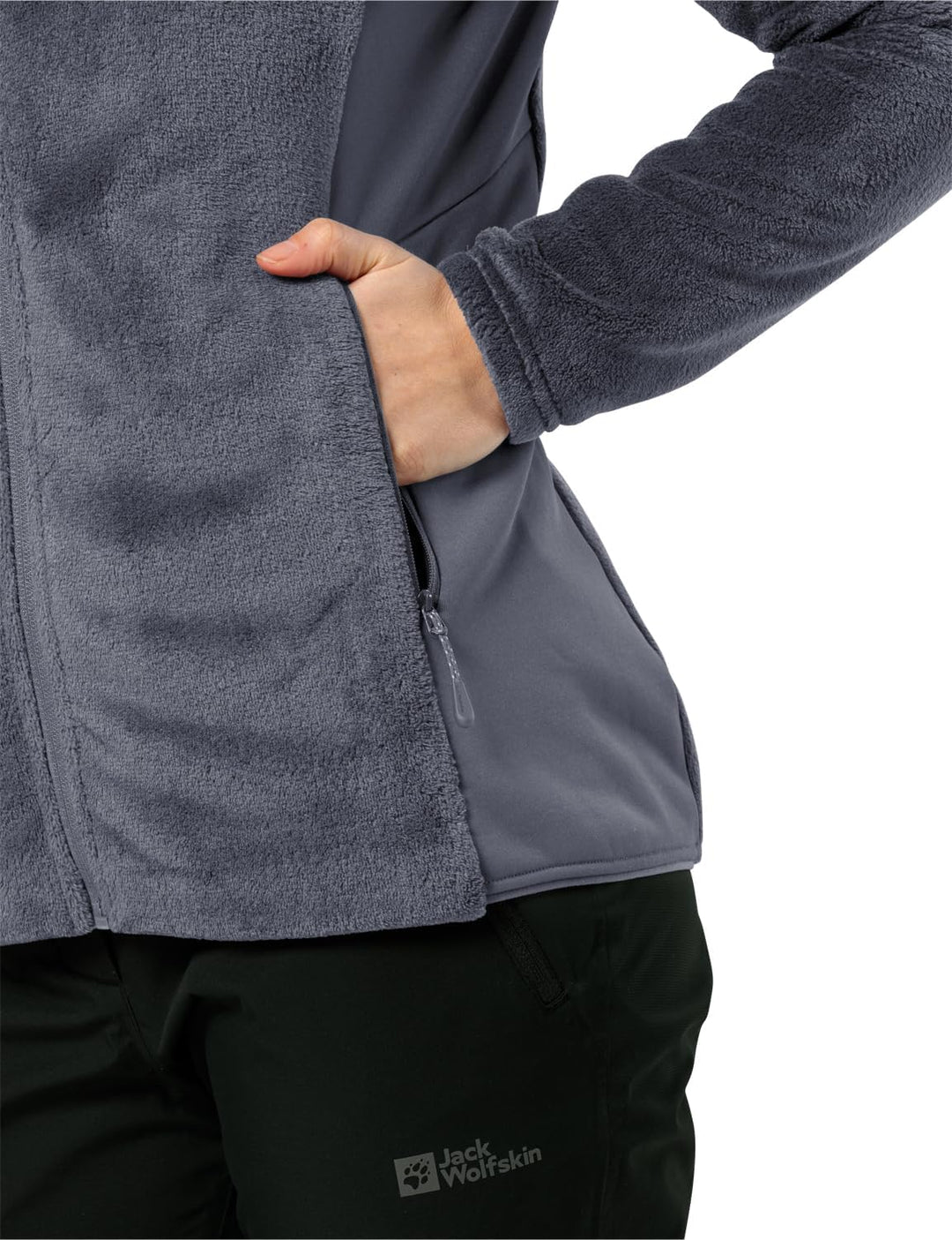 Jack Wolfskin Damen Rotwand Hooded Fz W Jacket, Dolphin