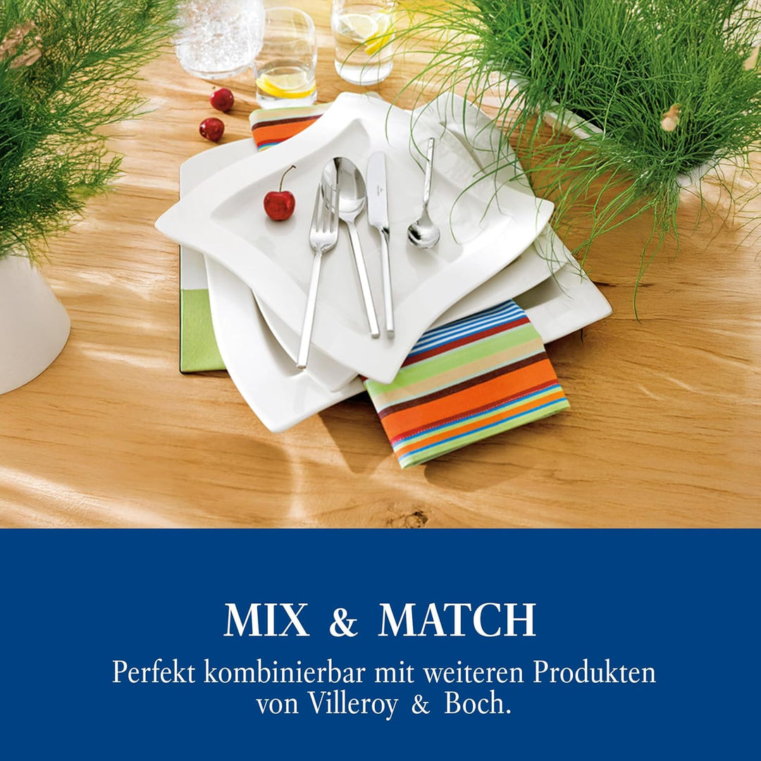 Villeroy und Boch NewWave Espressolöffel-Set, 6-teilig, Edelstahl Espressolöffel-Set | 6-tlg., Espre