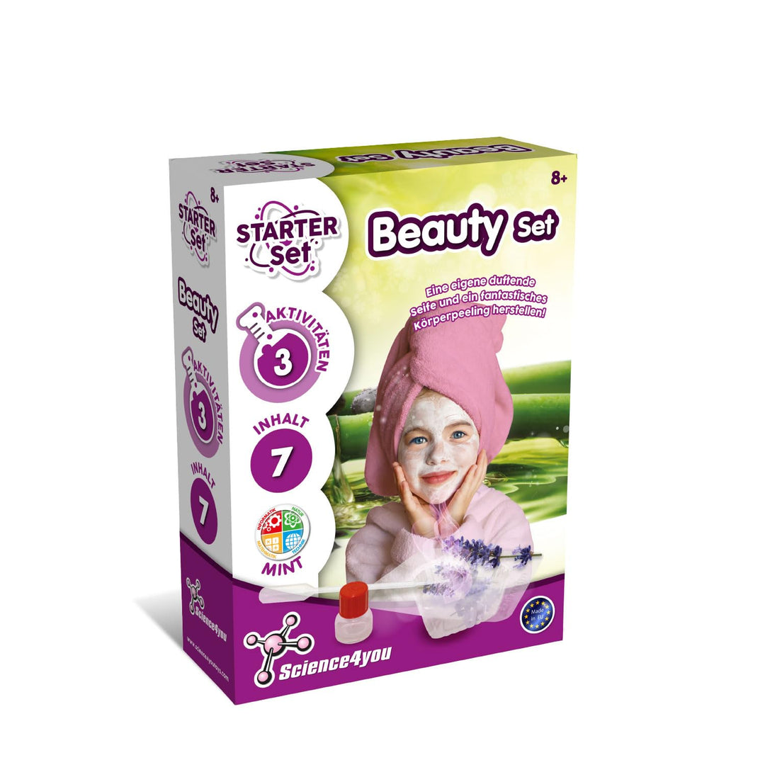 Science4you Starter Kit Beauty für Kinder ab 8 Jahren - 3 Experimente Aktivitäten und Experimente, M