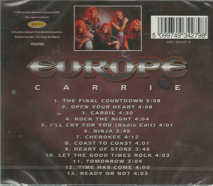 Europe - carrie, Audio-CD