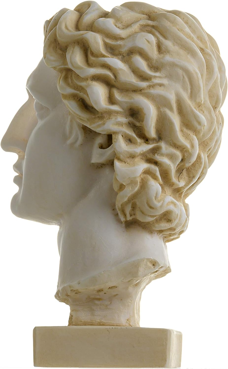 Alexander The Great of Mazedonia Goldfarbene Büste griechische Statue Figur 15,2 cm